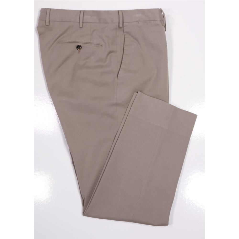 PT Torino Mens Slim Fit Stretch Light Brown Cotton Cashmere Chino Pants 36x28